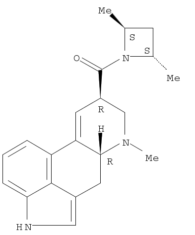 Azetidine, 1-[[(8β)-9,10-didehydro-6-methylergolin-8-yl]carbonyl]-2,4-dimethyl-, (2S,4S)-(470666-31-0)